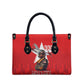 Tuskegee Airmen Red Tails Legacy Leather Bag African American Pilots - Red