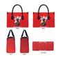 Tuskegee Airmen Red Tails Legacy Leather Bag African American Pilots - Red