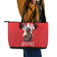 Tuskegee Airmen Red Tails Legacy Leather Tote Bag African American Pilots - Red - African Pride