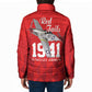 Tuskegee Airmen Red Tails Legacy Padded Jacket African American Pilots - Red