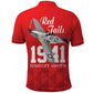 Tuskegee Airmen Red Tails Legacy Polo Shirt African American Pilots - Red - African Pride
