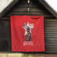 Tuskegee Airmen Red Tails Legacy Quilt African American Pilots - Red - African Pride