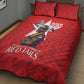 Tuskegee Airmen Red Tails Legacy Quilt Bed Set African American Pilots - Red - African Pride