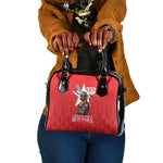Tuskegee Airmen Red Tails Legacy Shoulder Handbag African American Pilots - Red - African Pride