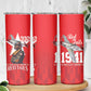Tuskegee Airmen Red Tails Legacy Skinny Tumbler African American Pilots - Red - African Pride