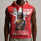 Tuskegee Airmen Red Tails Legacy Sleeveless Hoodie African American Pilots - Red - African Pride