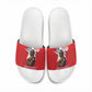 Tuskegee Airmen Red Tails Legacy Slide Sandals African American Pilots - Red