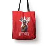 Tuskegee Airmen Red Tails Legacy Tote Bag African American Pilots - Red