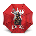 Tuskegee Airmen Red Tails Legacy Umbrella African American Pilots - Red