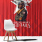 Tuskegee Airmen Red Tails Legacy Window Curtain African American Pilots - Red - African Pride