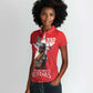 Tuskegee Airmen Red Tails Legacy Women Polo Shirt African American Pilots - Red - African Pride