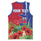 Personalized Afro-Haitians Tropical Basketball Jersey Fleur-De-Lis Veves Motif - African Pride