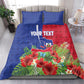 Personalized Afro-Haitians Tropical Bedding Set Fleur-De-Lis Veves Motif - African Pride