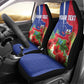 Personalized Afro-Haitians Tropical Car Seat Cover Fleur-De-Lis Veves Motif - African Pride