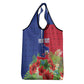 Personalized Afro-Haitians Tropical Grocery Bag Fleur-De-Lis Veves Motif - African Pride