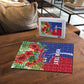 Personalized Afro-Haitians Tropical Puzzle Fleur-De-Lis Veves Motif - African Pride