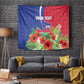 Personalized Afro-Haitians Tropical Tapestry Fleur-De-Lis Veves Motif - African Pride