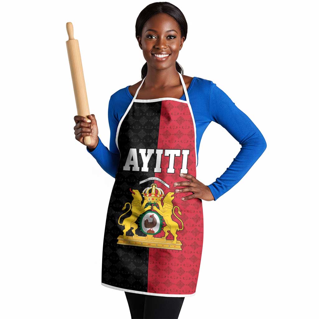 Afro-Haitians Empire of Haiti 1804-1806 Apron Fleur-De-Lis Veves Motif - African Pride