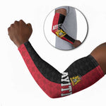 Afro-Haitians Empire of Haiti 1804-1806 Arm Sleeves Fleur-De-Lis Veves Motif - African Pride