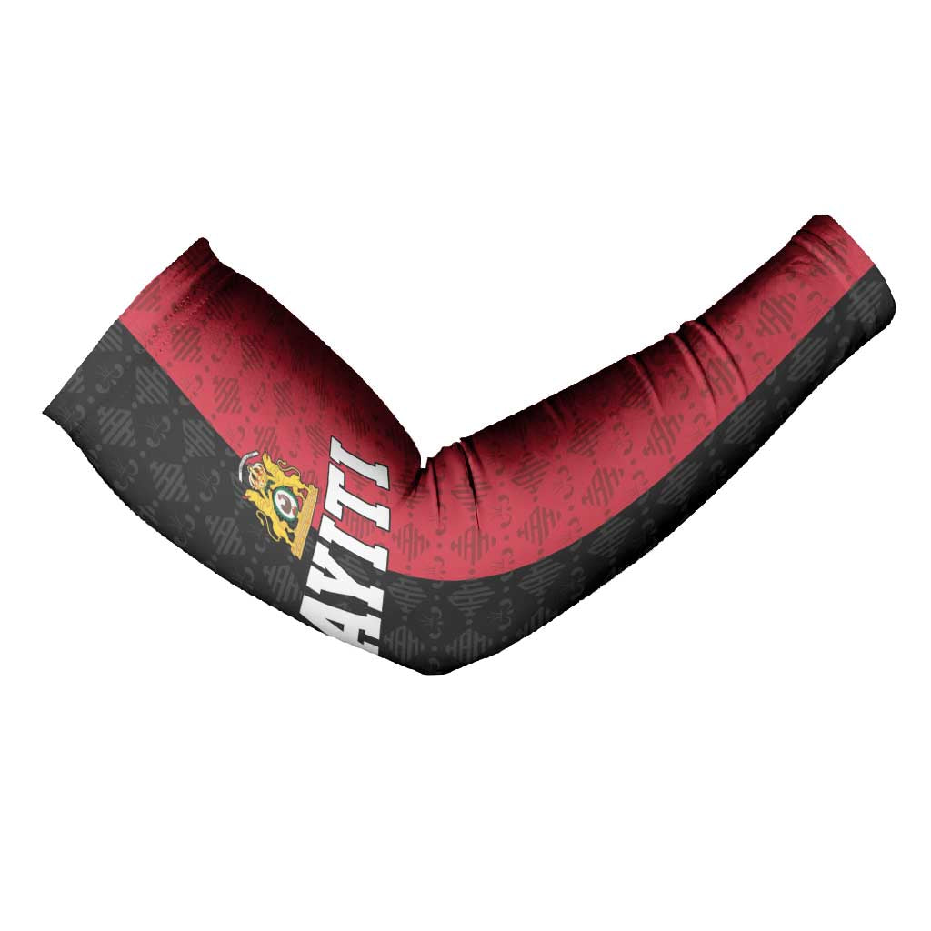 Afro-Haitians Empire of Haiti 1804-1806 Arm Sleeves Fleur-De-Lis Veves Motif - African Pride