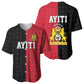Afro-Haitians Empire of Haiti 1804-1806 Baseball Jersey Fleur-De-Lis Veves Motif LT18