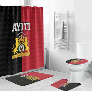 Afro-Haitians Empire of Haiti 1804-1806 Bathroom Set Fleur-De-Lis Veves Motif - African Pride