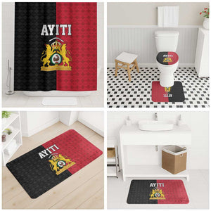 Afro-Haitians Empire of Haiti 1804-1806 Bathroom Set Fleur-De-Lis Veves Motif - African Pride