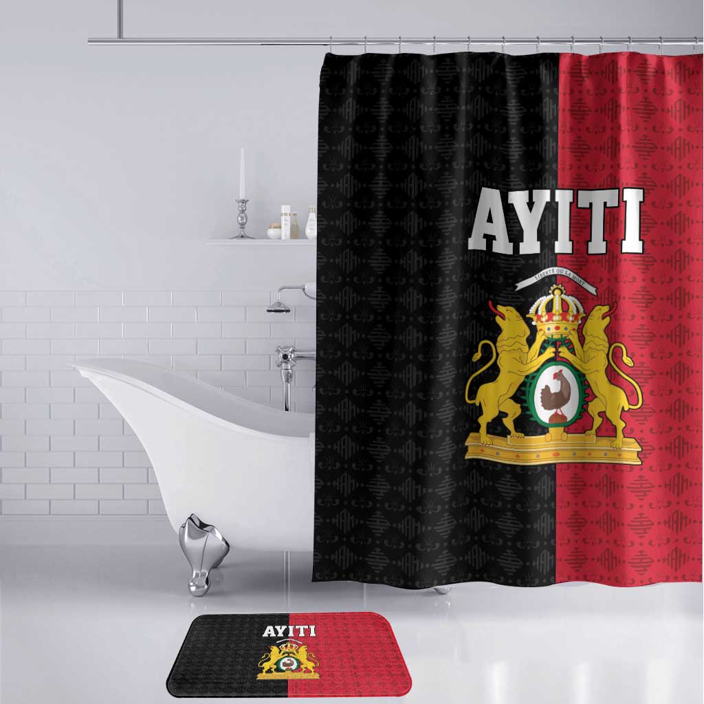 Afro-Haitians Empire of Haiti 1804-1806 Bathroom Set Fleur-De-Lis Veves Motif - African Pride