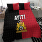 Afro-Haitians Empire of Haiti 1804-1806 Bedding Set Fleur-De-Lis Veves Motif - African Pride
