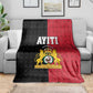 Afro-Haitians Empire of Haiti 1804-1806 Blanket Fleur-De-Lis Veves Motif - African Pride