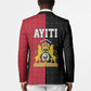 Afro-Haitians Empire of Haiti 1804-1806 Blazer Fleur-De-Lis Veves Motif - African Pride