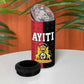 Afro-Haitians Empire of Haiti 1804-1806 4 in 1 Can Cooler Tumbler Fleur-De-Lis Veves Motif - African Pride