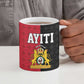 Afro-Haitians Empire of Haiti 1804-1806 Ceramic Mug Fleur-De-Lis Veves Motif - African Pride