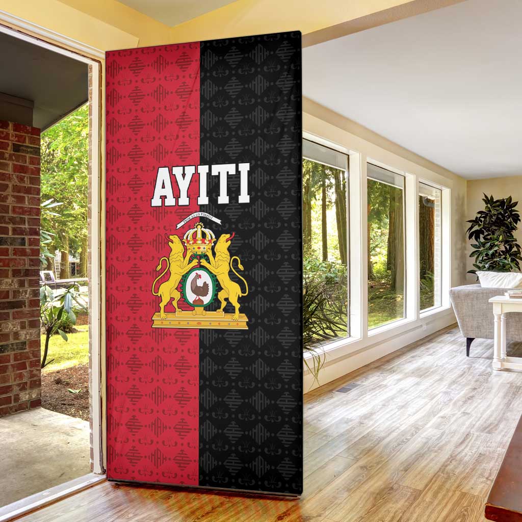 Afro-Haitians Empire of Haiti 1804-1806 Door Cover Fleur-De-Lis Veves Motif - African Pride