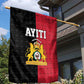 Afro-Haitians Empire of Haiti 1804-1806 Garden Flag Fleur-De-Lis Veves Motif - African Pride