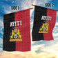Afro-Haitians Empire of Haiti 1804-1806 Garden Flag Fleur-De-Lis Veves Motif - African Pride
