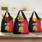 Afro-Haitians Empire of Haiti 1804-1806 Grocery Bag Fleur-De-Lis Veves Motif - African Pride