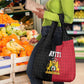 Afro-Haitians Empire of Haiti 1804-1806 Grocery Bag Fleur-De-Lis Veves Motif - African Pride