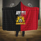 Afro-Haitians Empire of Haiti 1804-1806 Hooded Blanket Fleur-De-Lis Veves Motif - African Pride