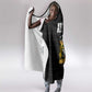 Afro-Haitians Empire of Haiti 1804-1806 Hooded Blanket Fleur-De-Lis Veves Motif - African Pride
