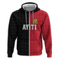 Afro-Haitians Empire of Haiti 1804-1806 Hoodie Fleur-De-Lis Veves Motif - African Pride
