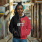 Afro-Haitians Empire of Haiti 1804-1806 Hoodie Fleur-De-Lis Veves Motif - African Pride