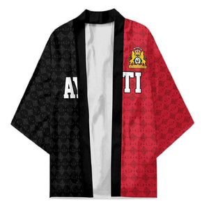 Afro-Haitians Empire of Haiti 1804-1806 Kimono Fleur-De-Lis Veves Motif - African Pride