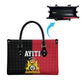 Afro-Haitians Empire of Haiti 1804-1806 Leather Bag Fleur-De-Lis Veves Motif - African Pride
