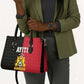 Afro-Haitians Empire of Haiti 1804-1806 Leather Bag Fleur-De-Lis Veves Motif - African Pride