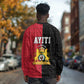 Afro-Haitians Empire of Haiti 1804-1806 Long Sleeve Shirt Fleur-De-Lis Veves Motif - African Pride
