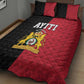 Afro-Haitians Empire of Haiti 1804-1806 Quilt Bed Set Fleur-De-Lis Veves Motif - African Pride
