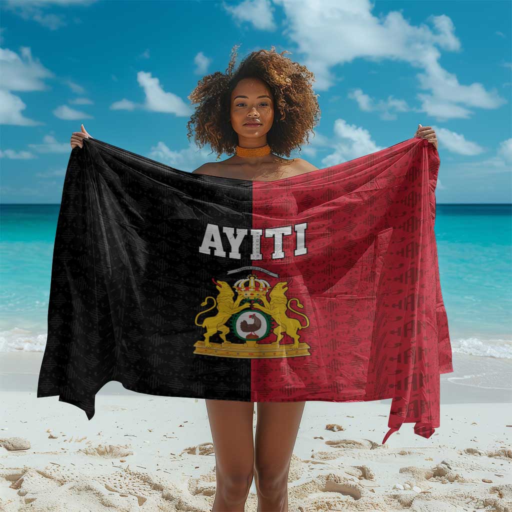 Afro-Haitians Empire of Haiti 1804-1806 Sarong Fleur-De-Lis Veves Motif - African Pride