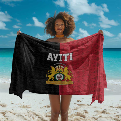 Afro-Haitians Empire of Haiti 1804-1806 Sarong Fleur-De-Lis Veves Motif - African Pride