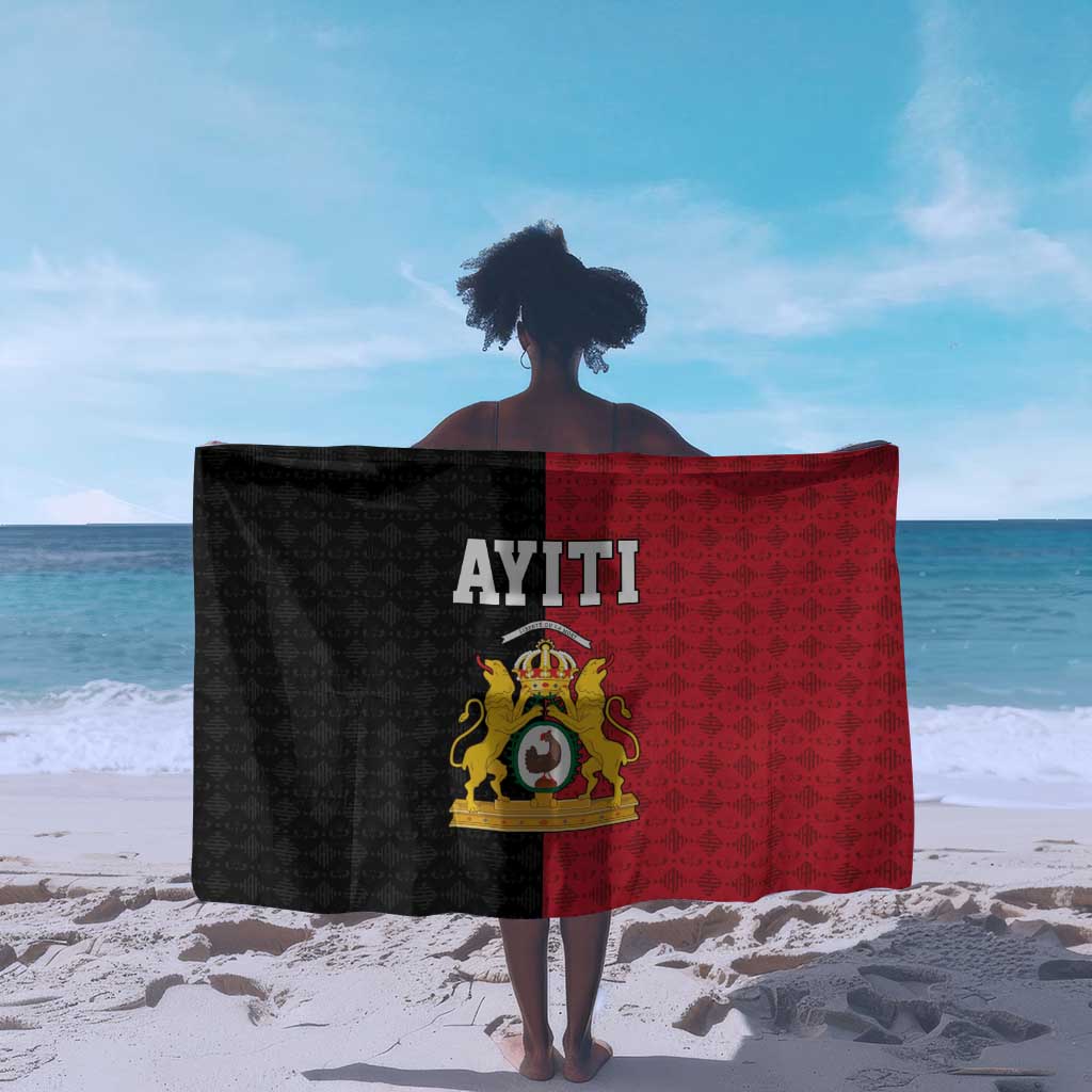 Afro-Haitians Empire of Haiti 1804-1806 Sarong Fleur-De-Lis Veves Motif - African Pride